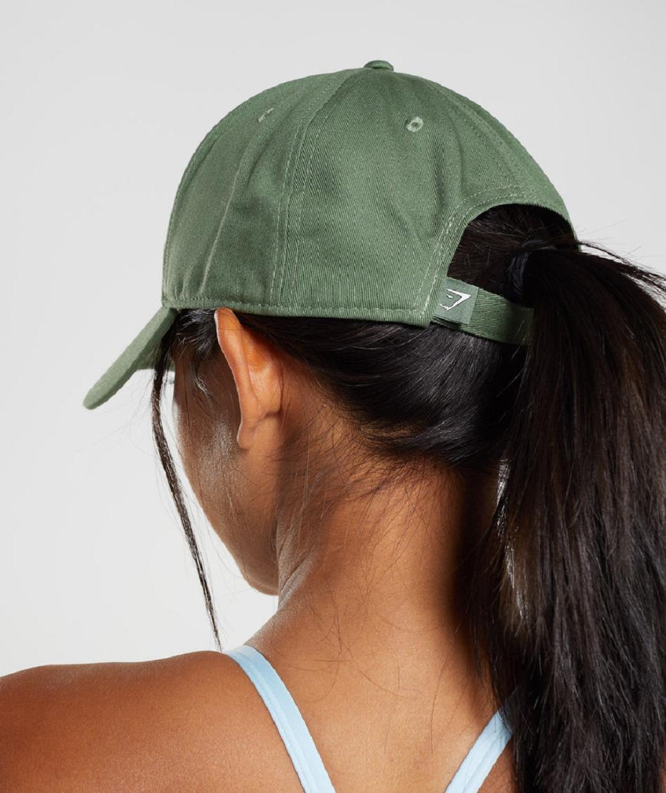 Sombreros Gymshark Sharkhead Cap Accessories Verde | CO 4190JPQ